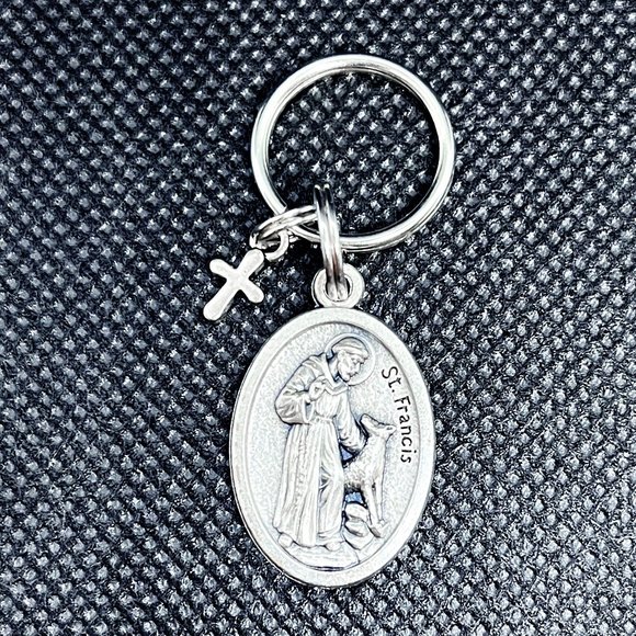 St. Francis Pet Collar Medal Tag